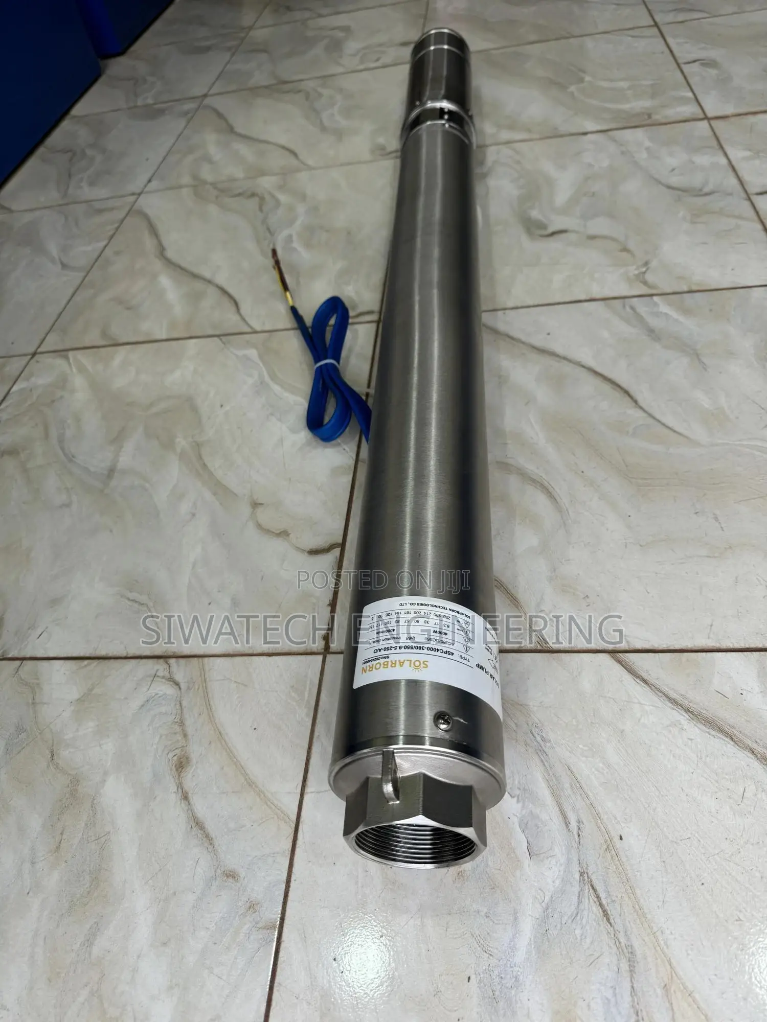 Ac/Dc Hybrid Submersible Water Pump, 10cubics, 250m Head, 2”
