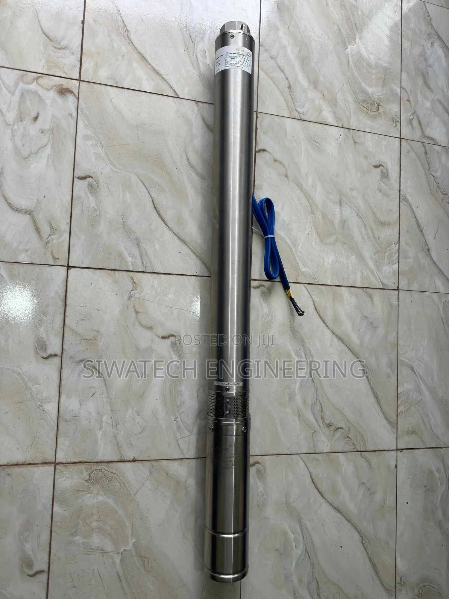 Ac/Dc Hybrid Submersible Water Pump, 10cubics, 250m Head, 2”