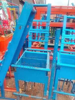 Blue Double Block Making Machine.