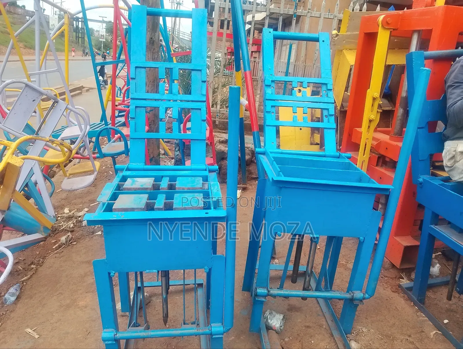 Local Concrete Blocks Machine.