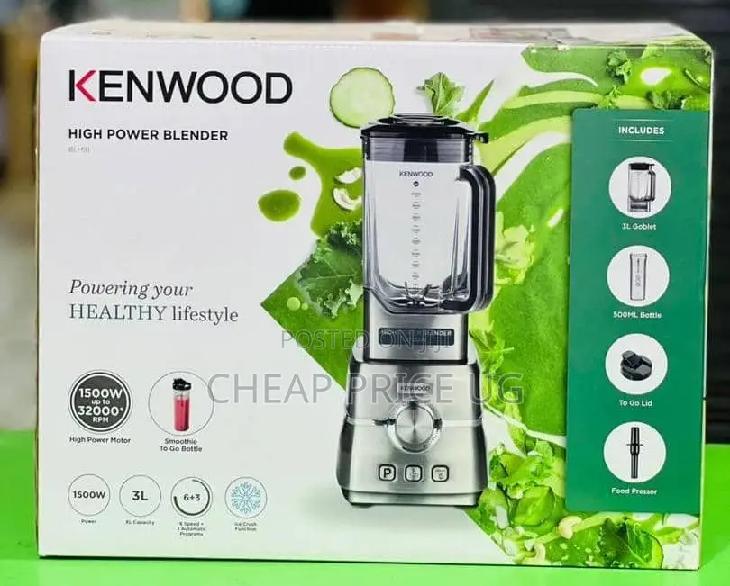 Kenwood High Power Blender 3l With 500ml Bottle