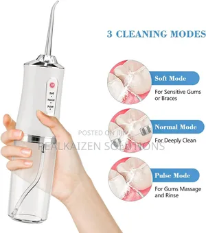 Portable 230ml Dental Water Flosser| 3 Modes| 4 Nozzles