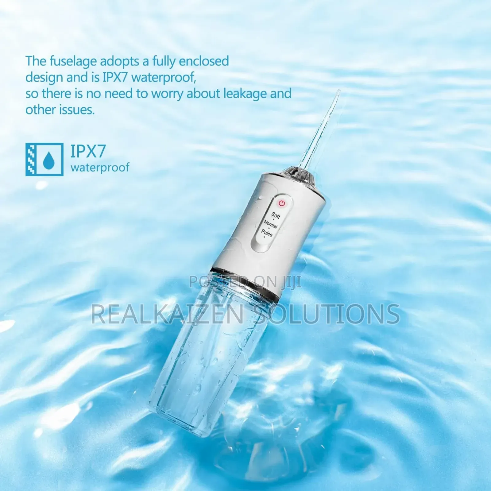 Portable 230ml Dental Water Flosser| 3 Modes| 4 Nozzles