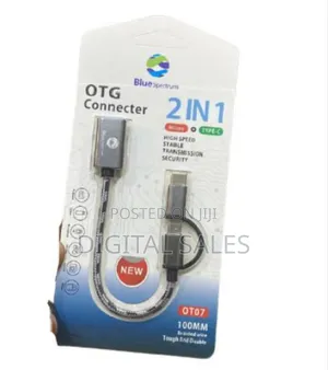 2 in 1 Type C Otg Connector