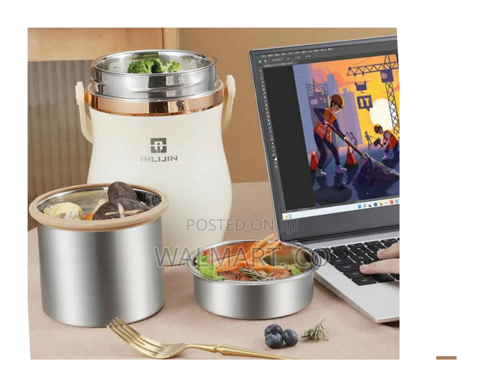 Ailijin Insulated Food Flask Lunch Box