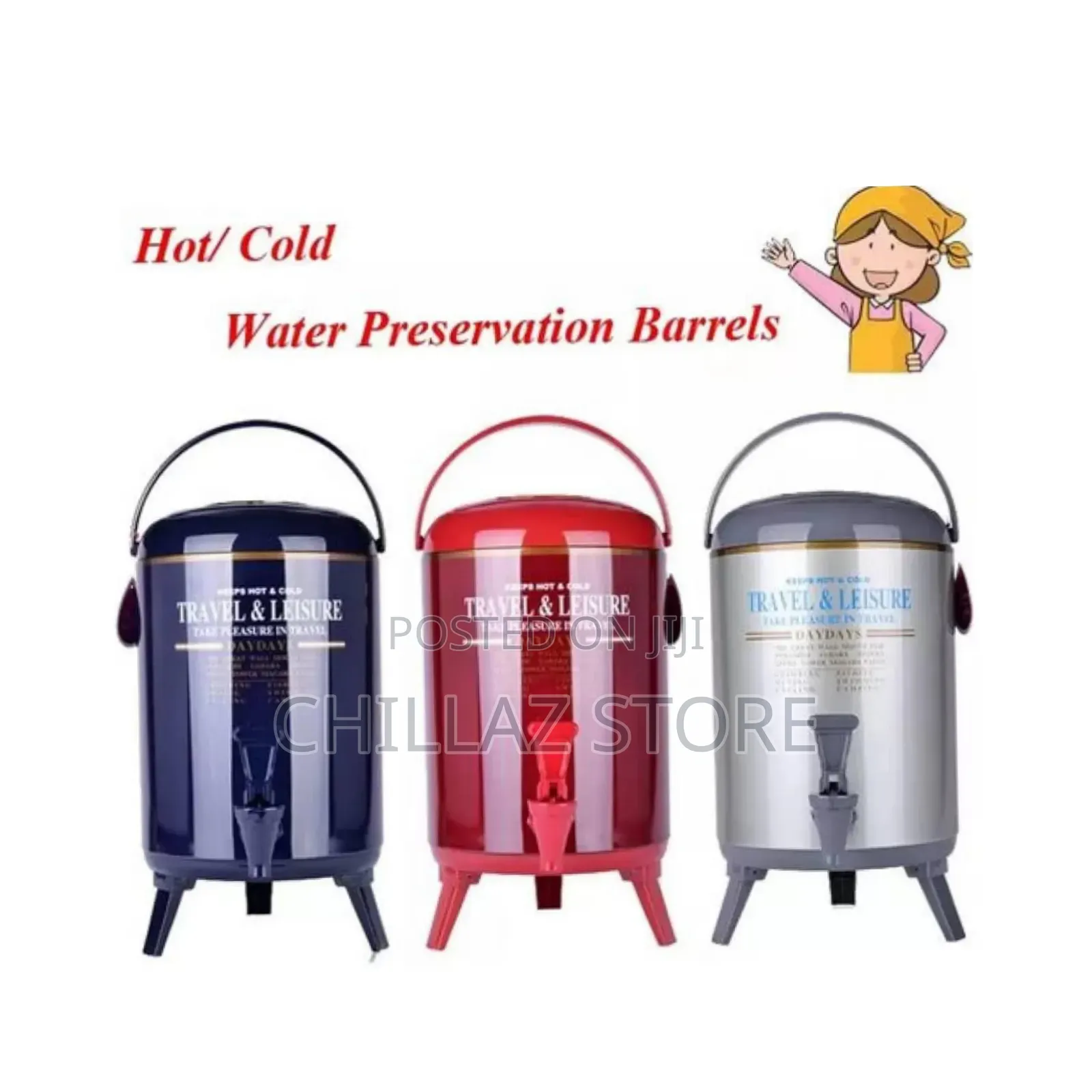 12 Litres Water Tea Hot and Cold Thermos Flask