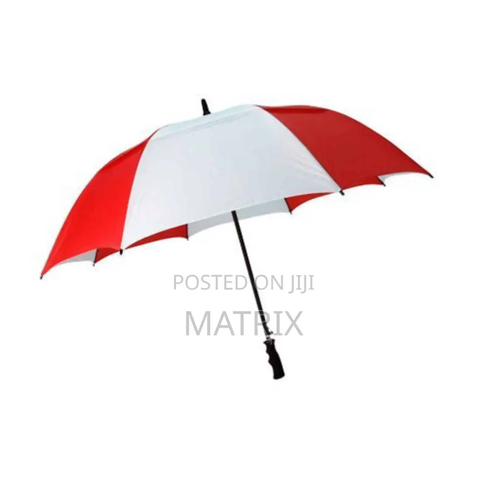 Stripped Umbrella - Red, White