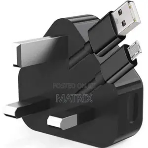 5w Watts Charger Travel Charger 3 Pin Mains
