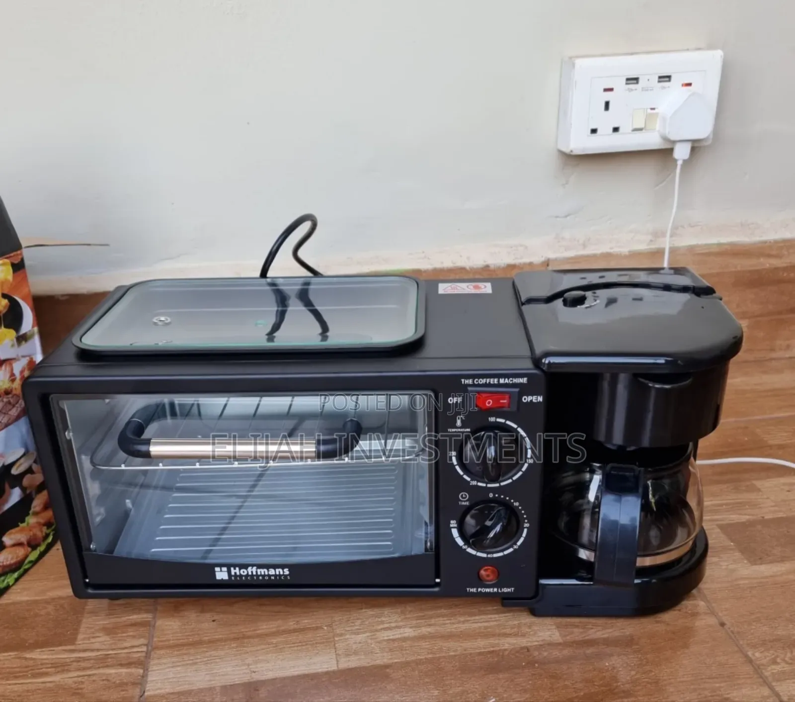 3in1 Portable Electric Oven,Grill and Coffee Maker