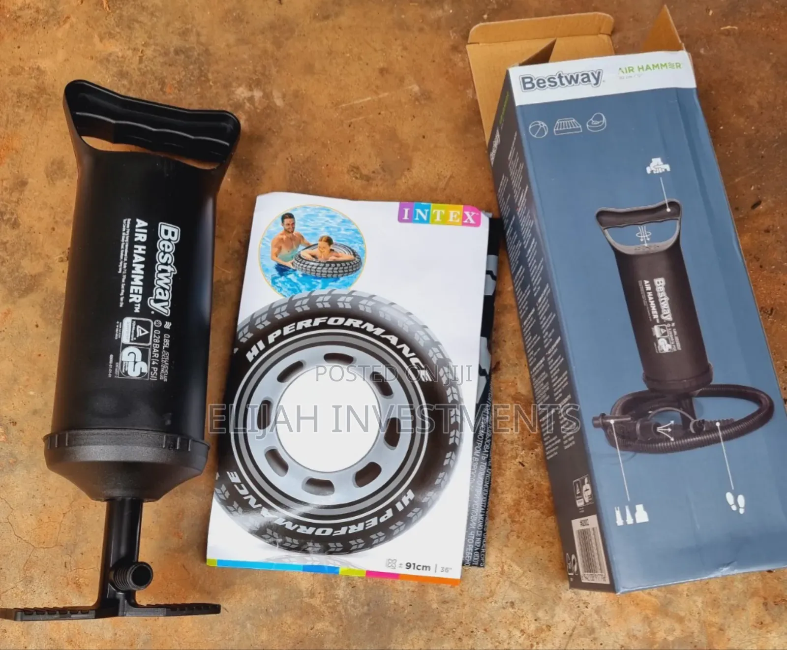 New Adult Tyre Design Swimming Pool Floater With Pump