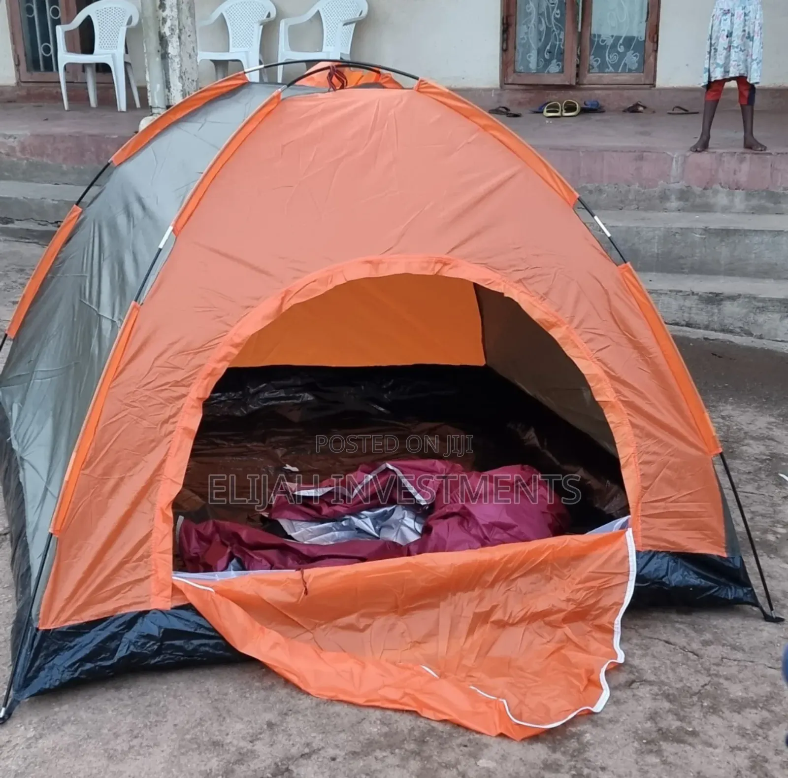 New Manual Double Layered 2 People Camping