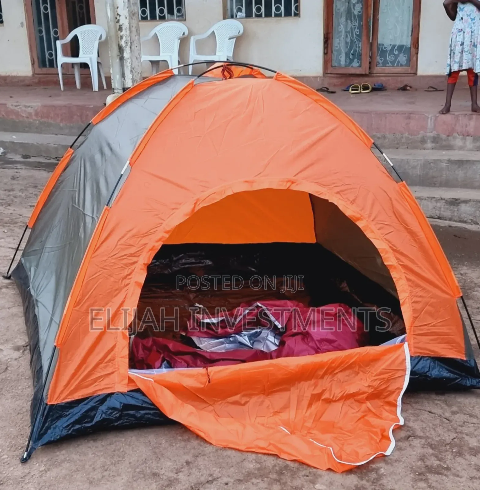 New Manual Double Layered 2 People Camping