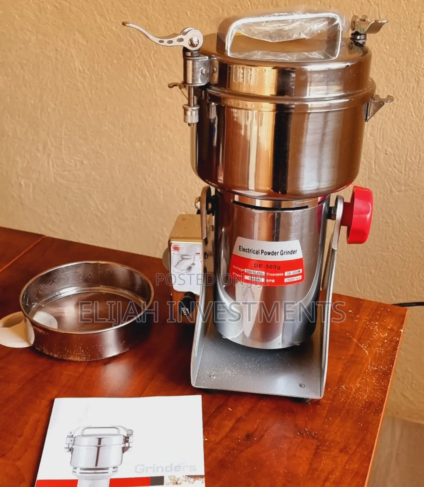 New High Speed 500g Powder Grinder