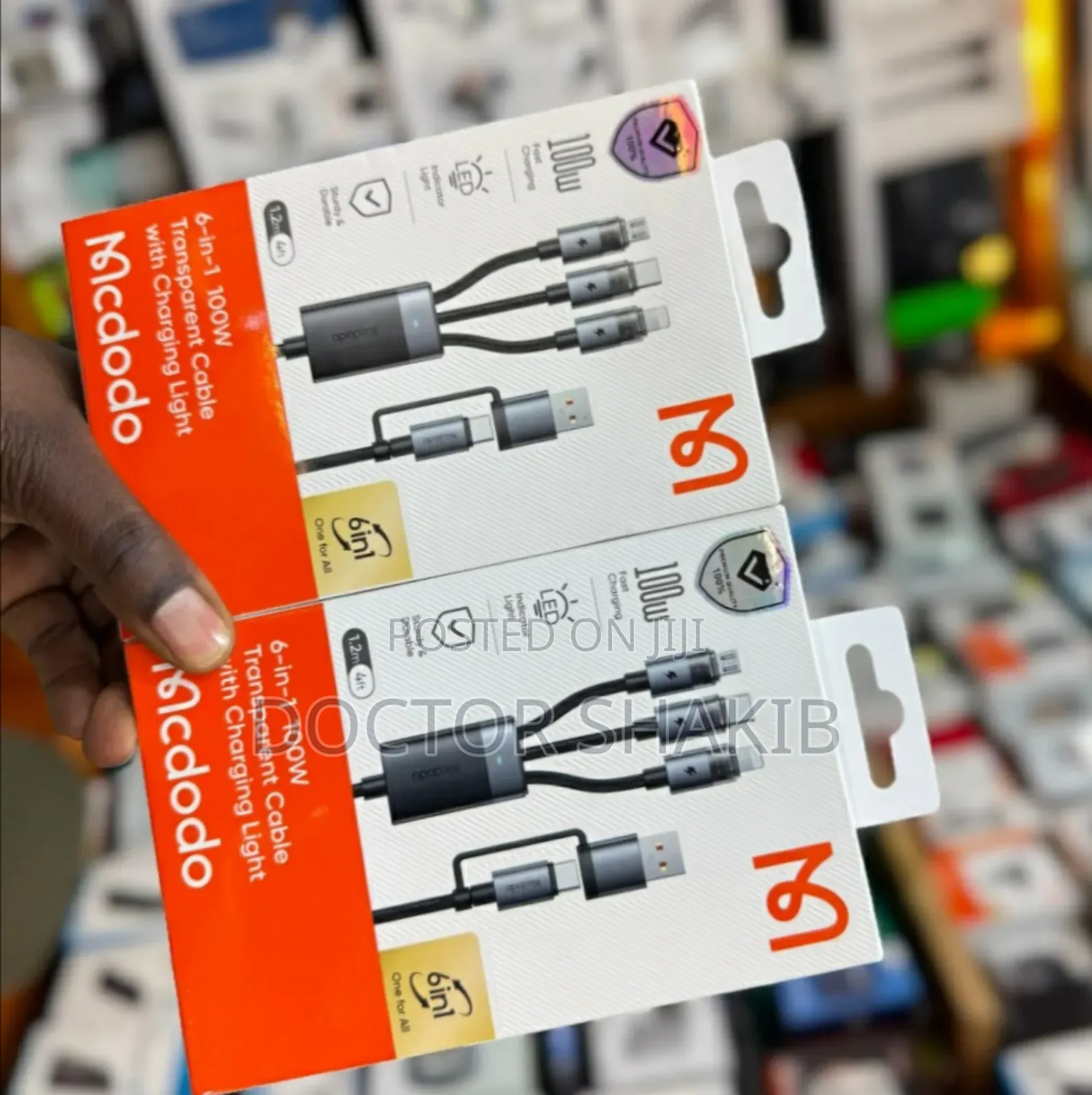 New McDodo 6 in 1 Fast Charging 100w Power Drive Pd Cable