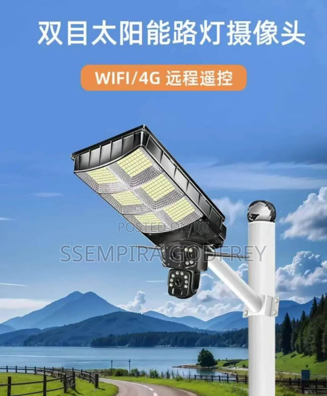 Wifi 4g Solar Light With Camera