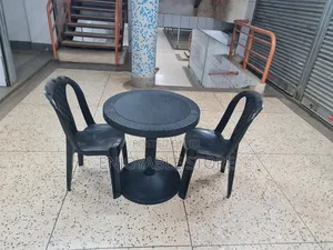 Plastic Table and Chairs 2 Seater