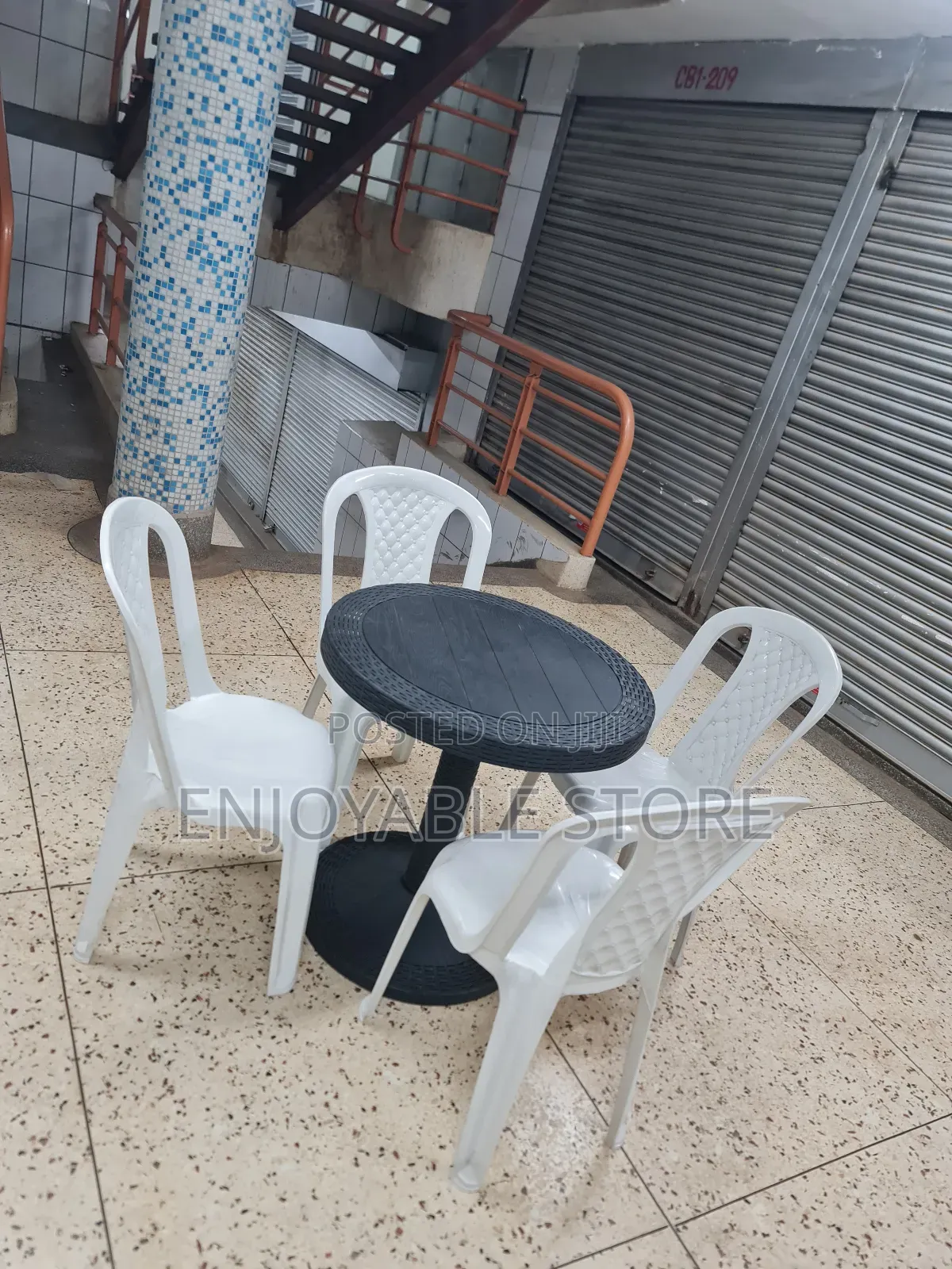 Garden Plastic Chairs and Table