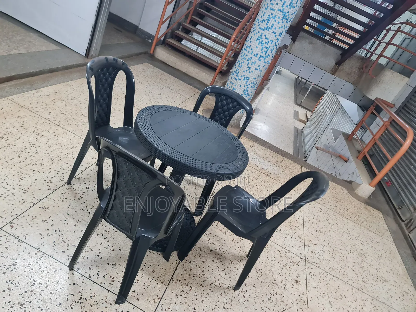 Garden Plastic Chairs and Table
