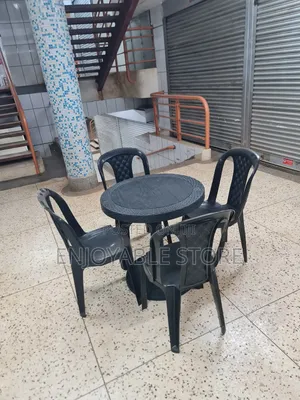 Garden Plastic Chairs and Table