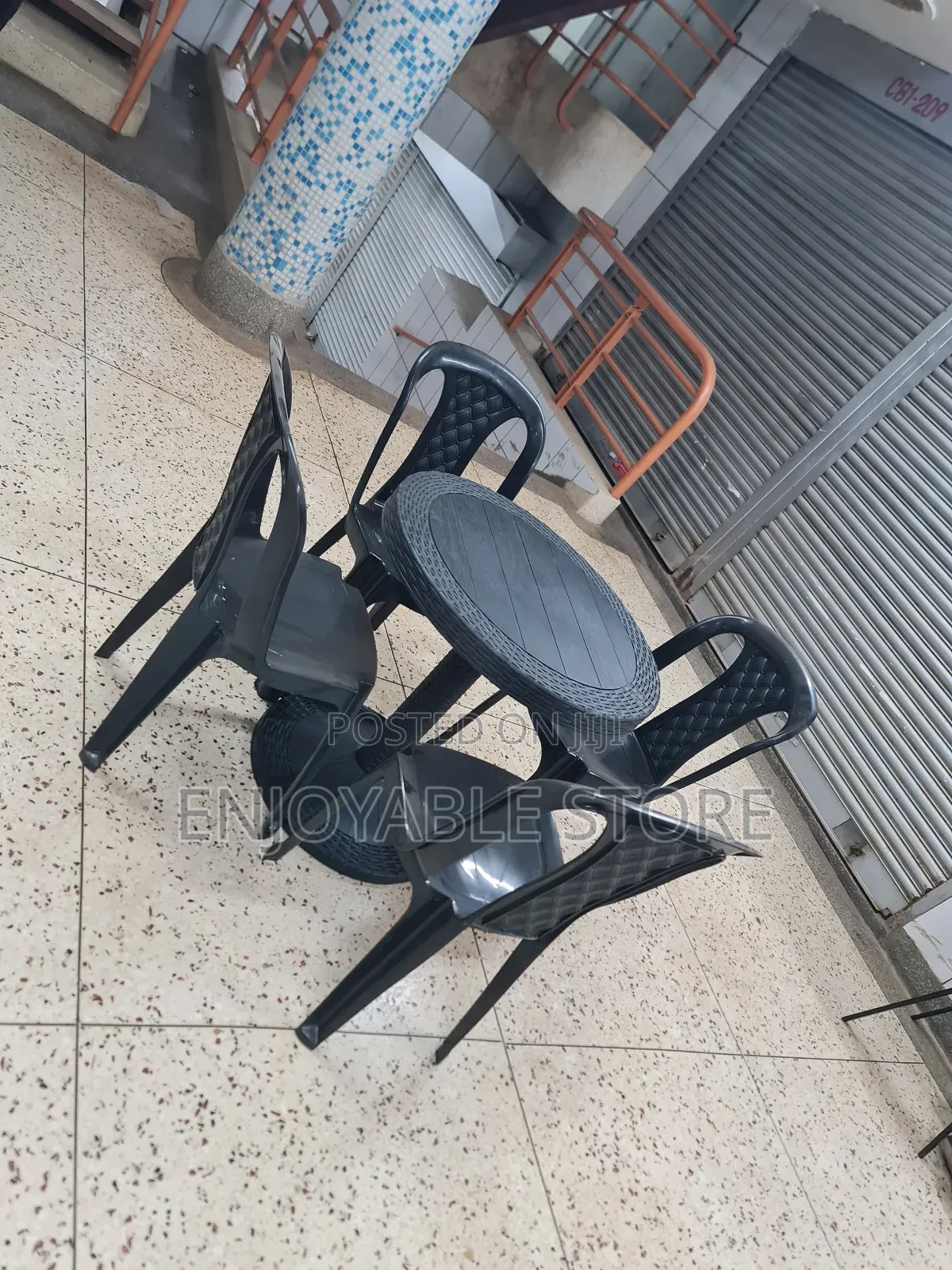 Garden Plastic Chairs and Table