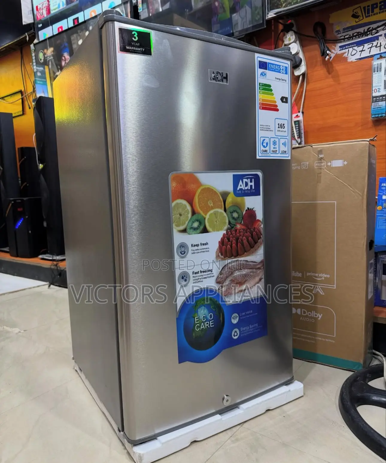Adh 120l Single Door Fridge