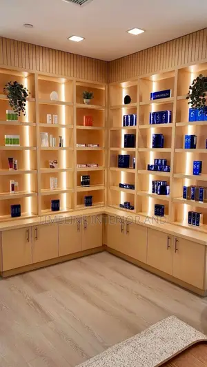 Photo - Wooden Shelves Interior Design