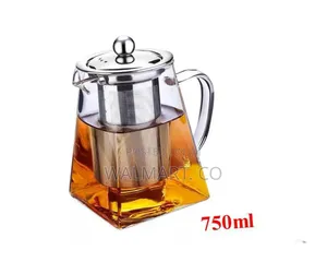 Glass Teapot With Stainless Infuser