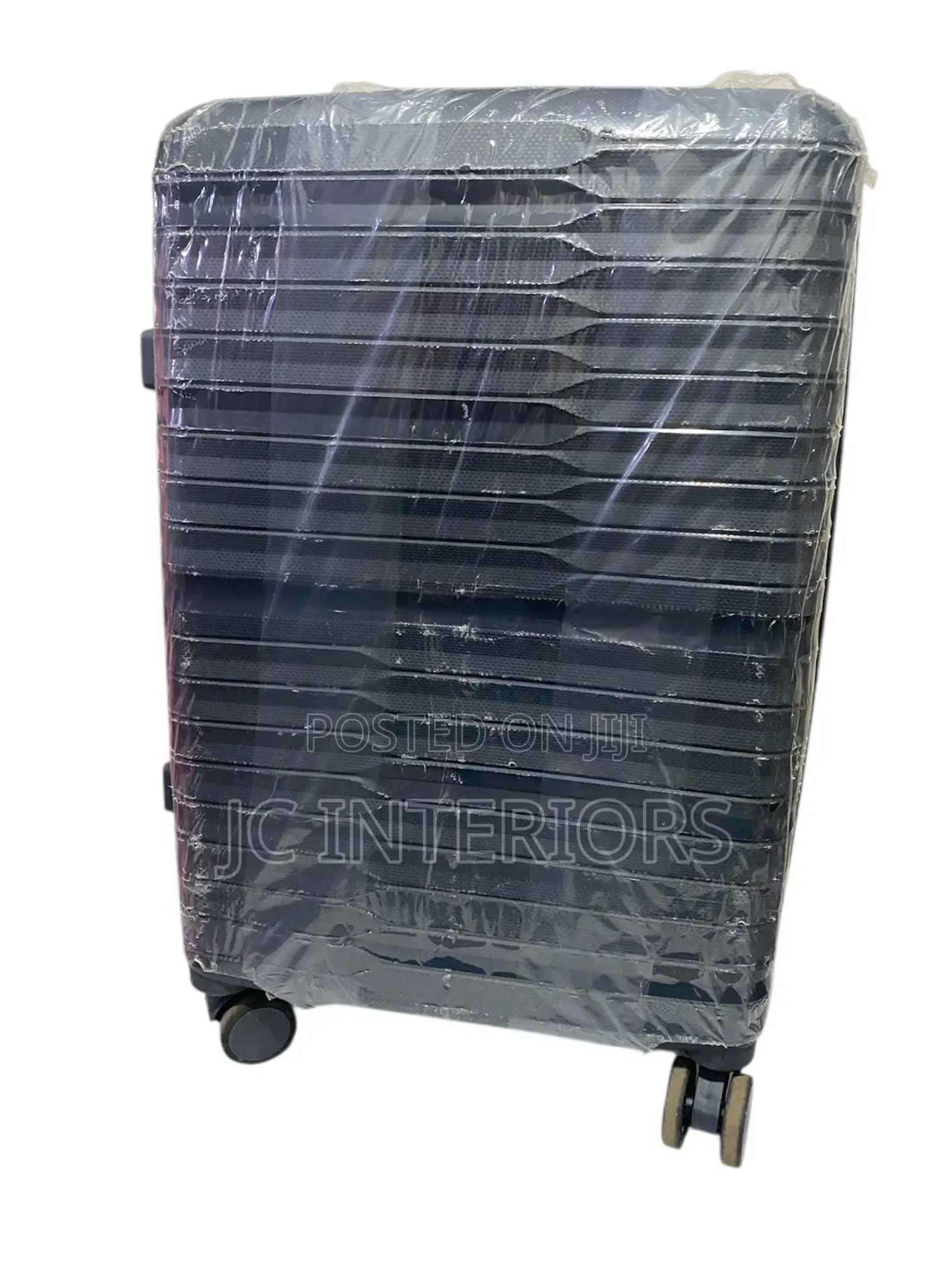 Plain Color Medium Size Rubber Suit Case