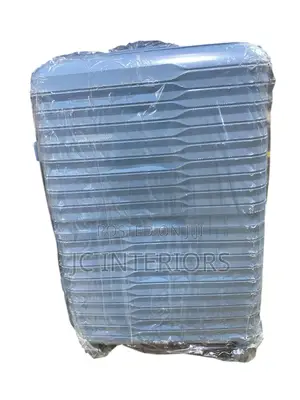Plain Color Medium Size Rubber Suit Case