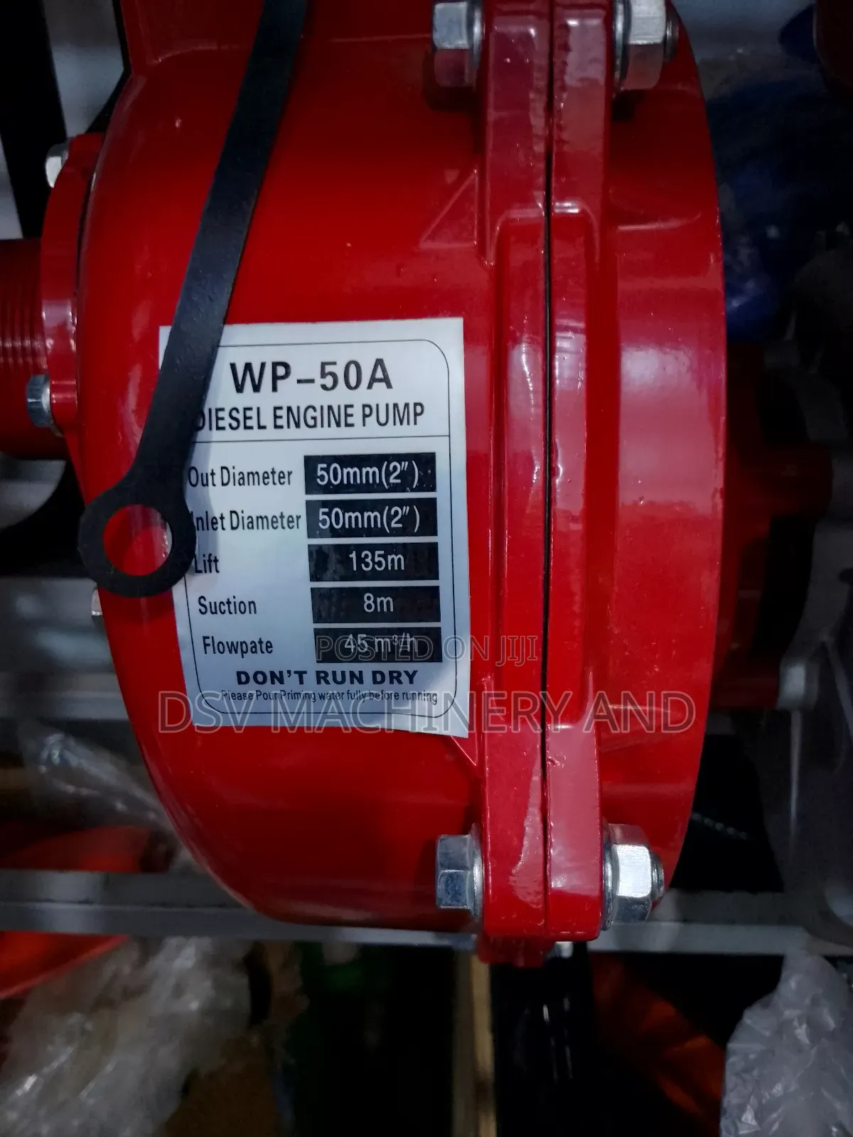 Diesel High Pressure Water Pump