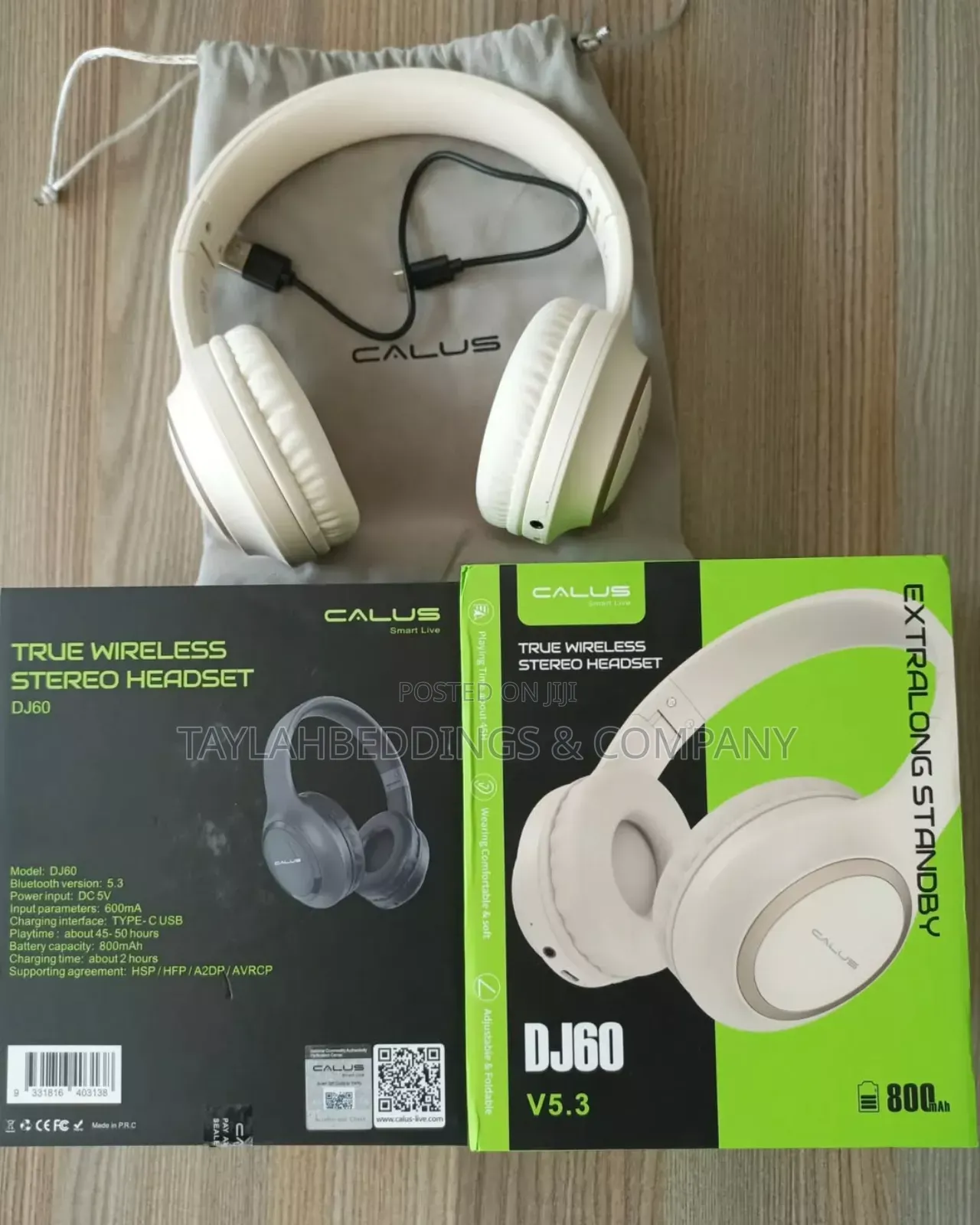 Calus Noise Cancelling Headsets Over Ear for Clear Calls