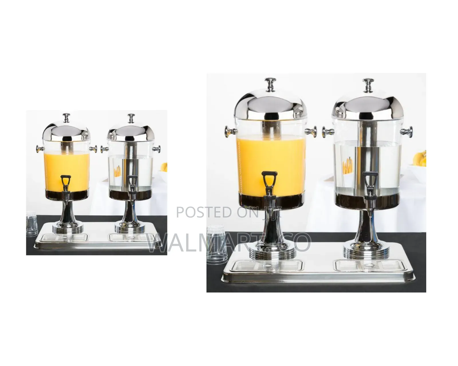 Double Juice Dispenser Ice Cooled