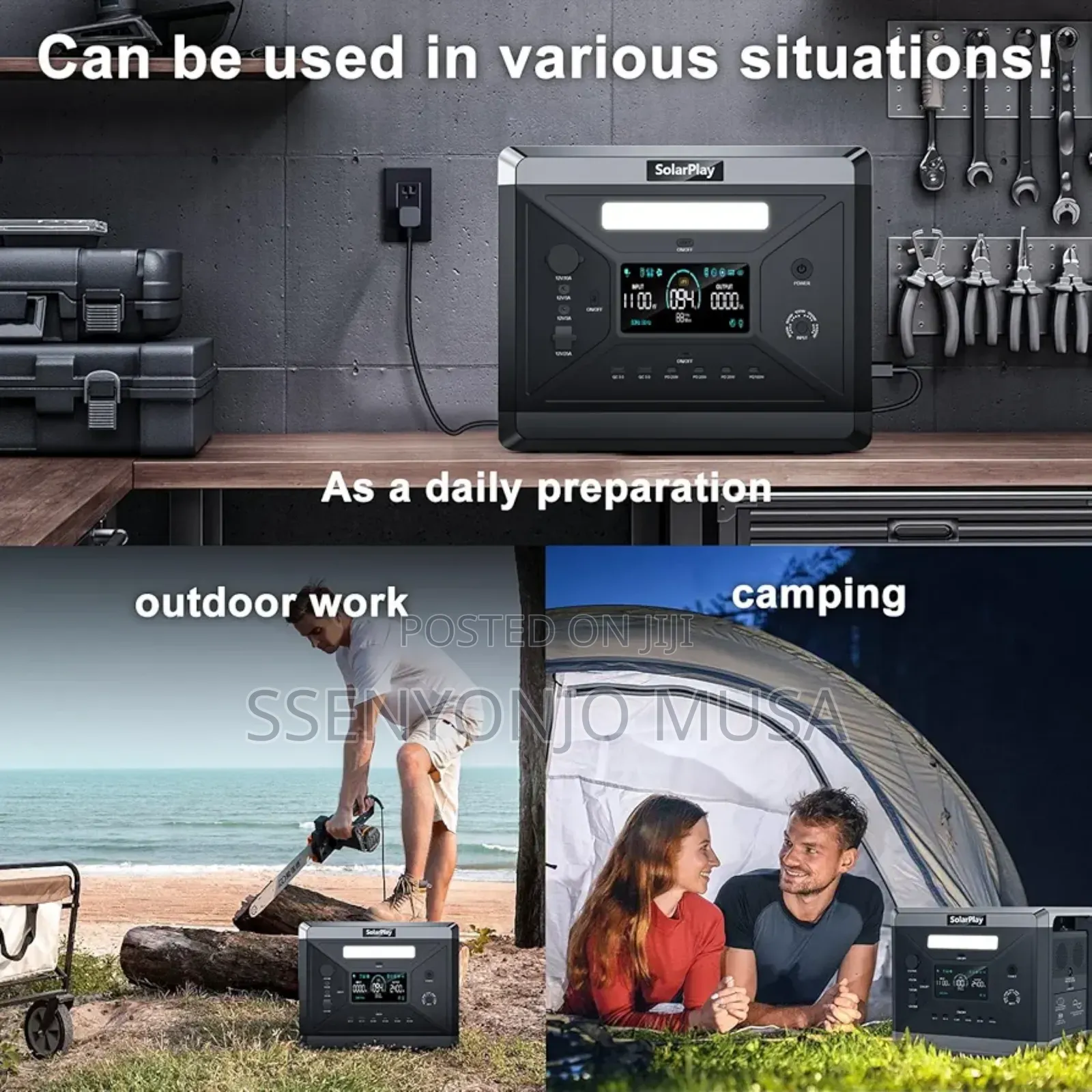 Solarplay 2400w 2160wh Portable Power Station