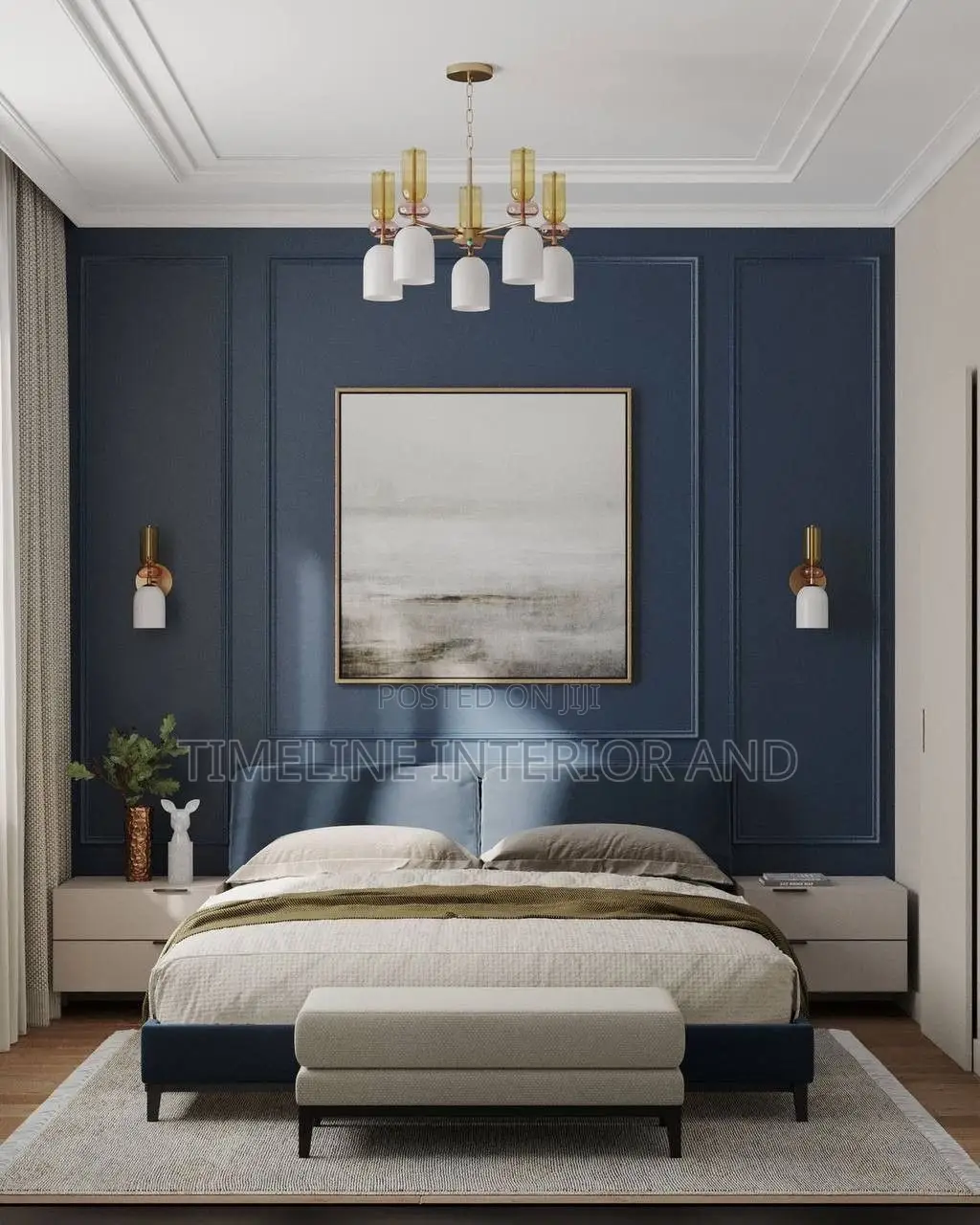 Master Bedroom Wall Molding
