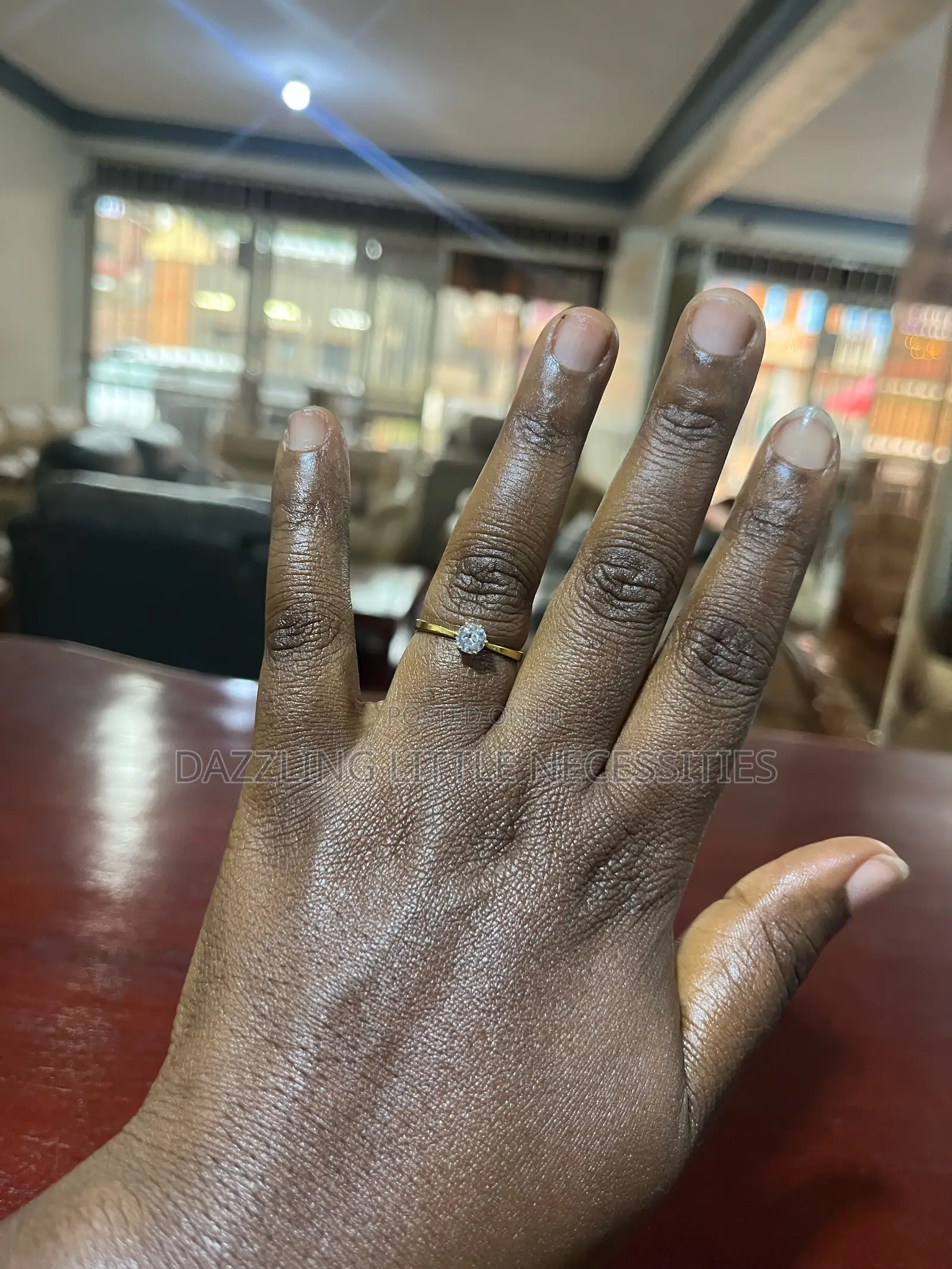 Leela Engagement/Promise Ring - Size 18 (Comes With a Box)
