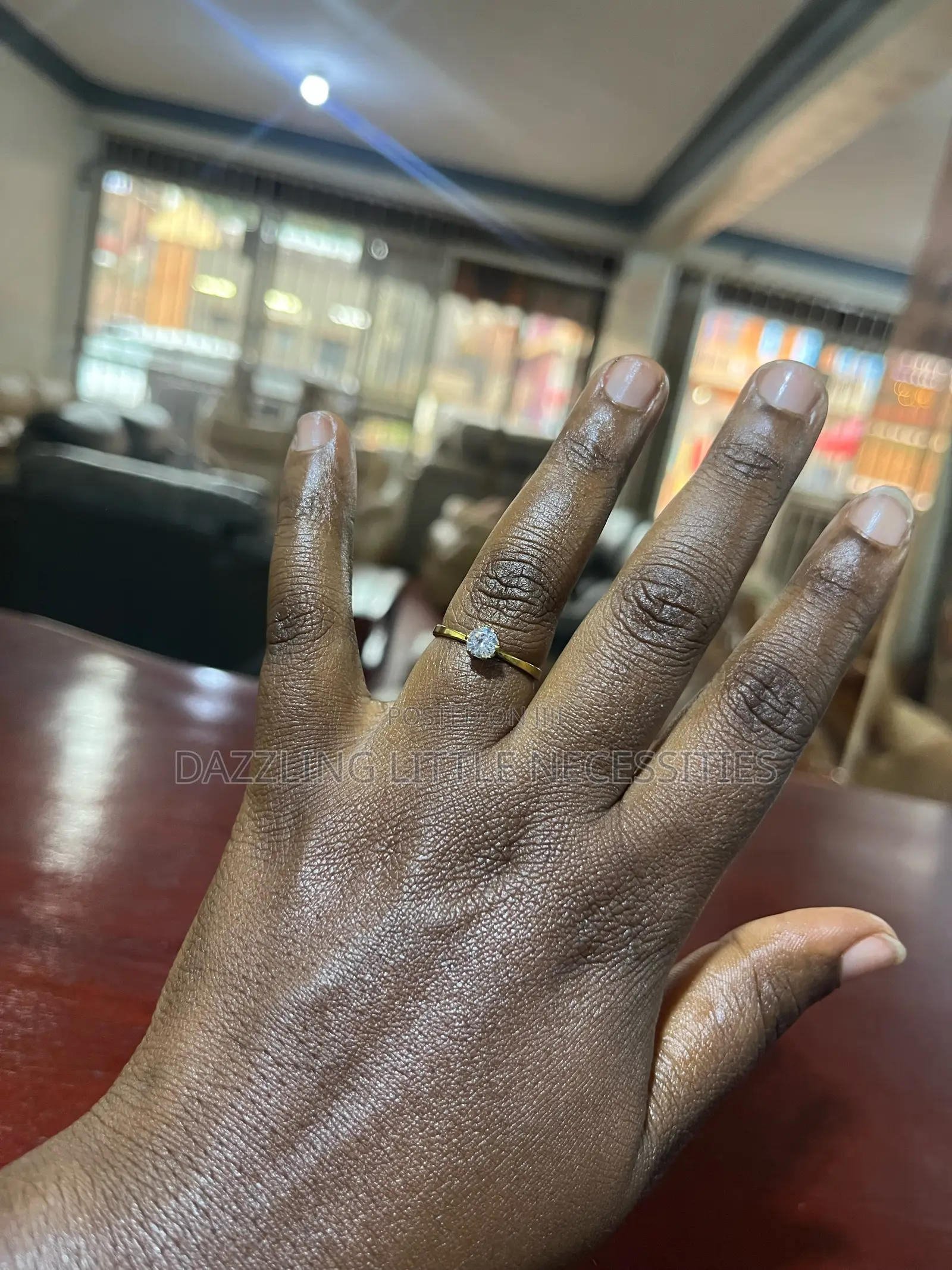 Leela Engagement/Promise Ring - Size 18 (Comes With a Box)