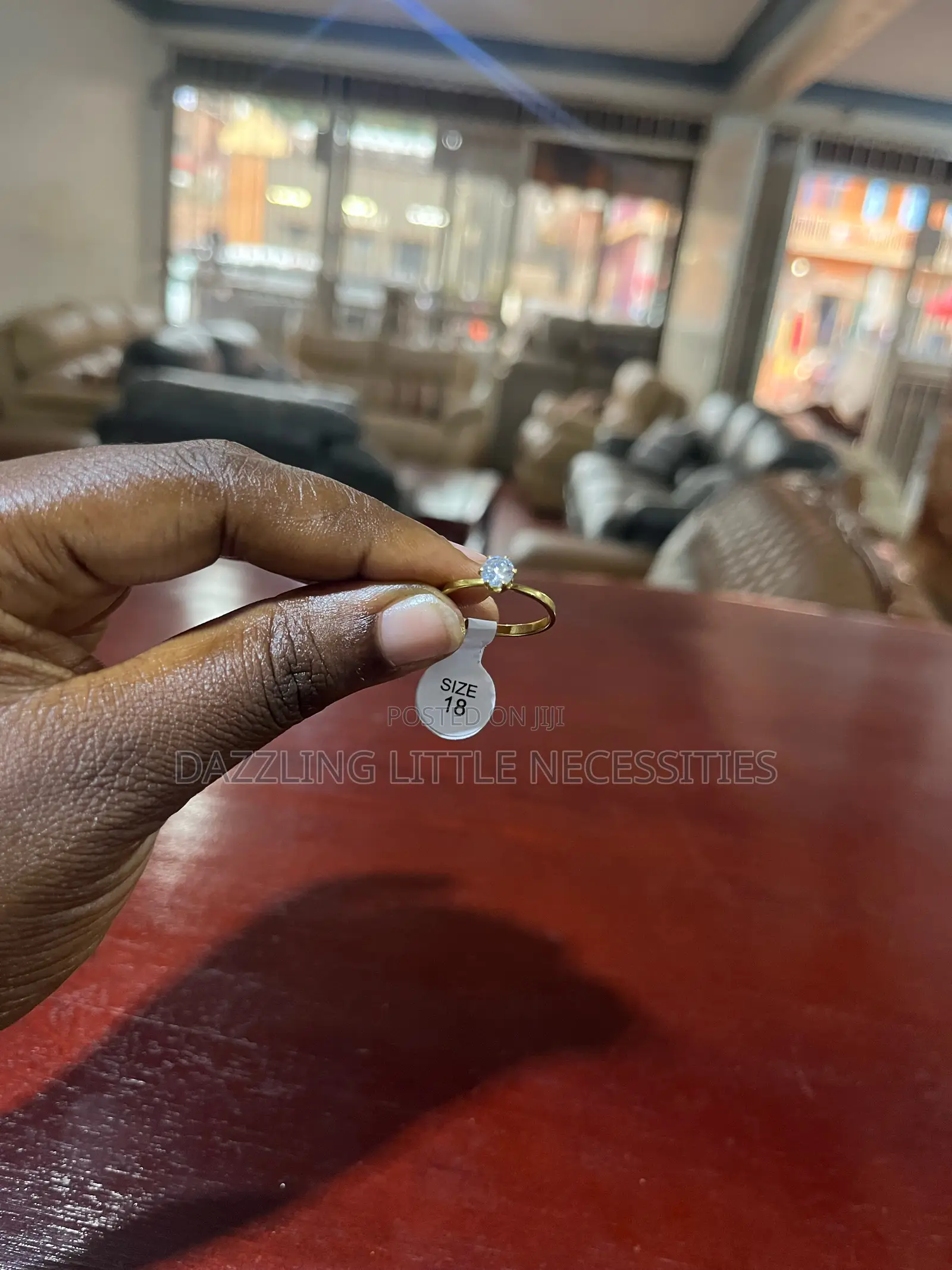 Leela Engagement/Promise Ring - Size 18 (Comes With a Box)