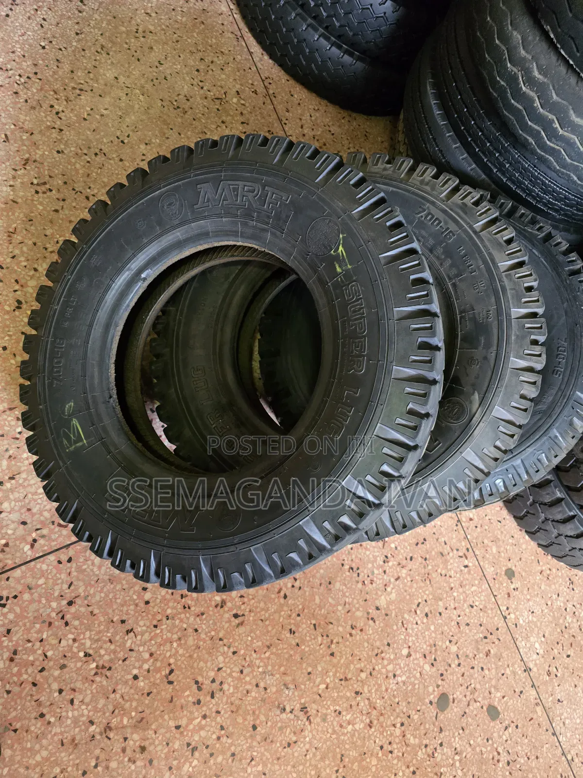 700r16 MRF Good Used Tires Indian MRF
