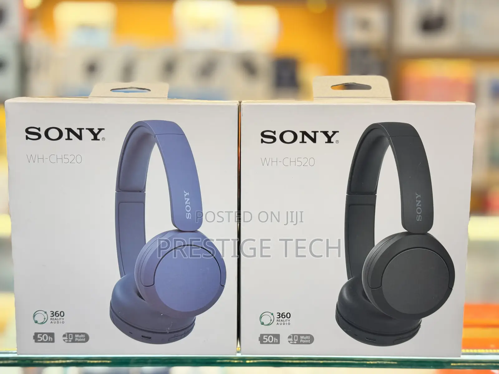 Sony Wh-Ch520 Wireless Headphones, 50 Hours Battery