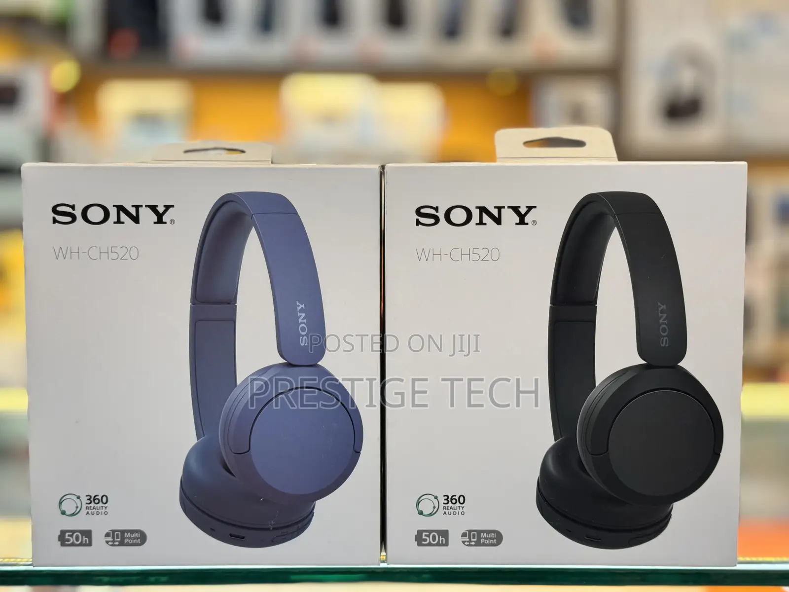 Sony Wh-Ch520 Wireless Headphones, 50 Hours Battery