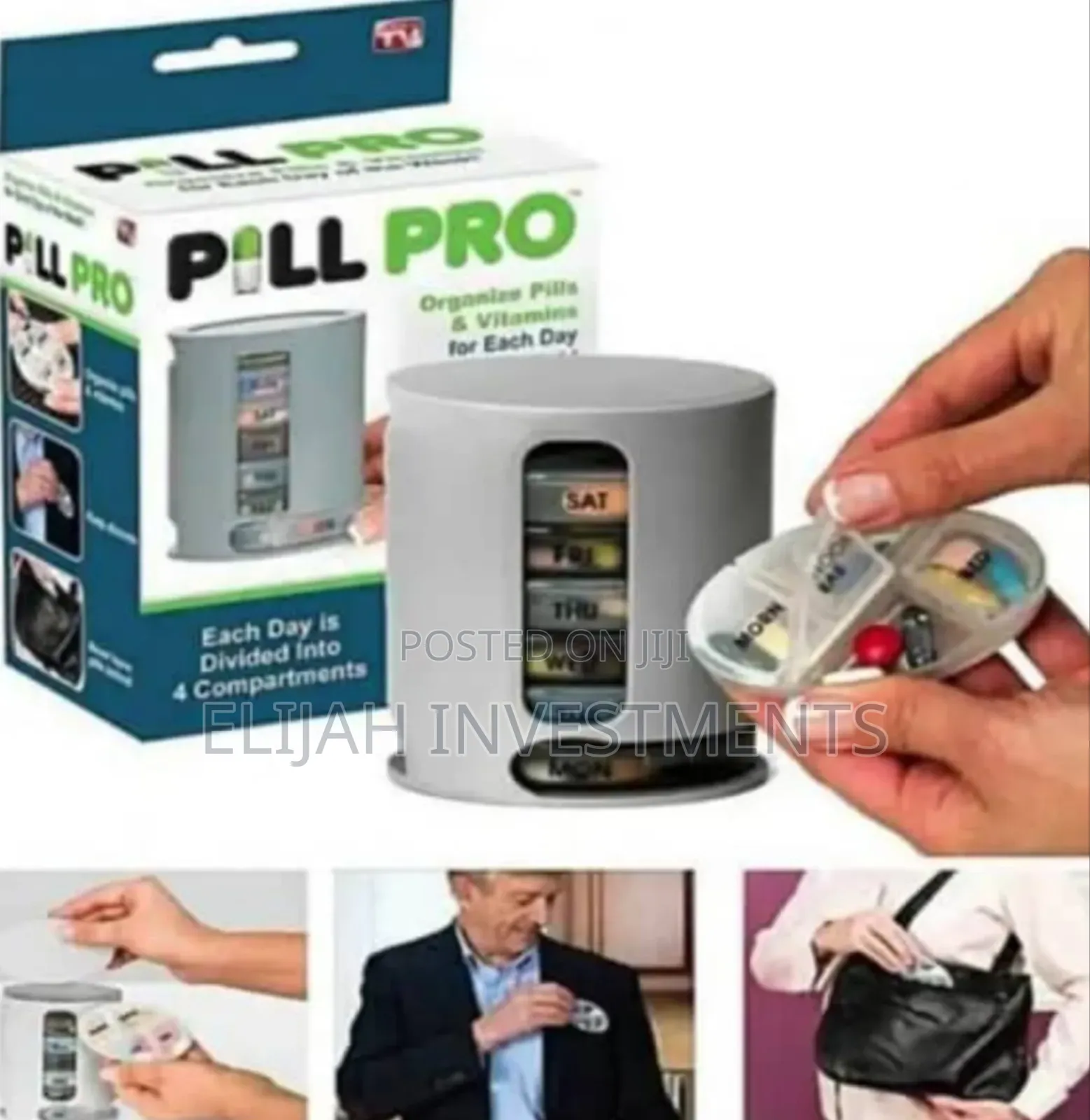 Pill Pro Organizer Box for 7days