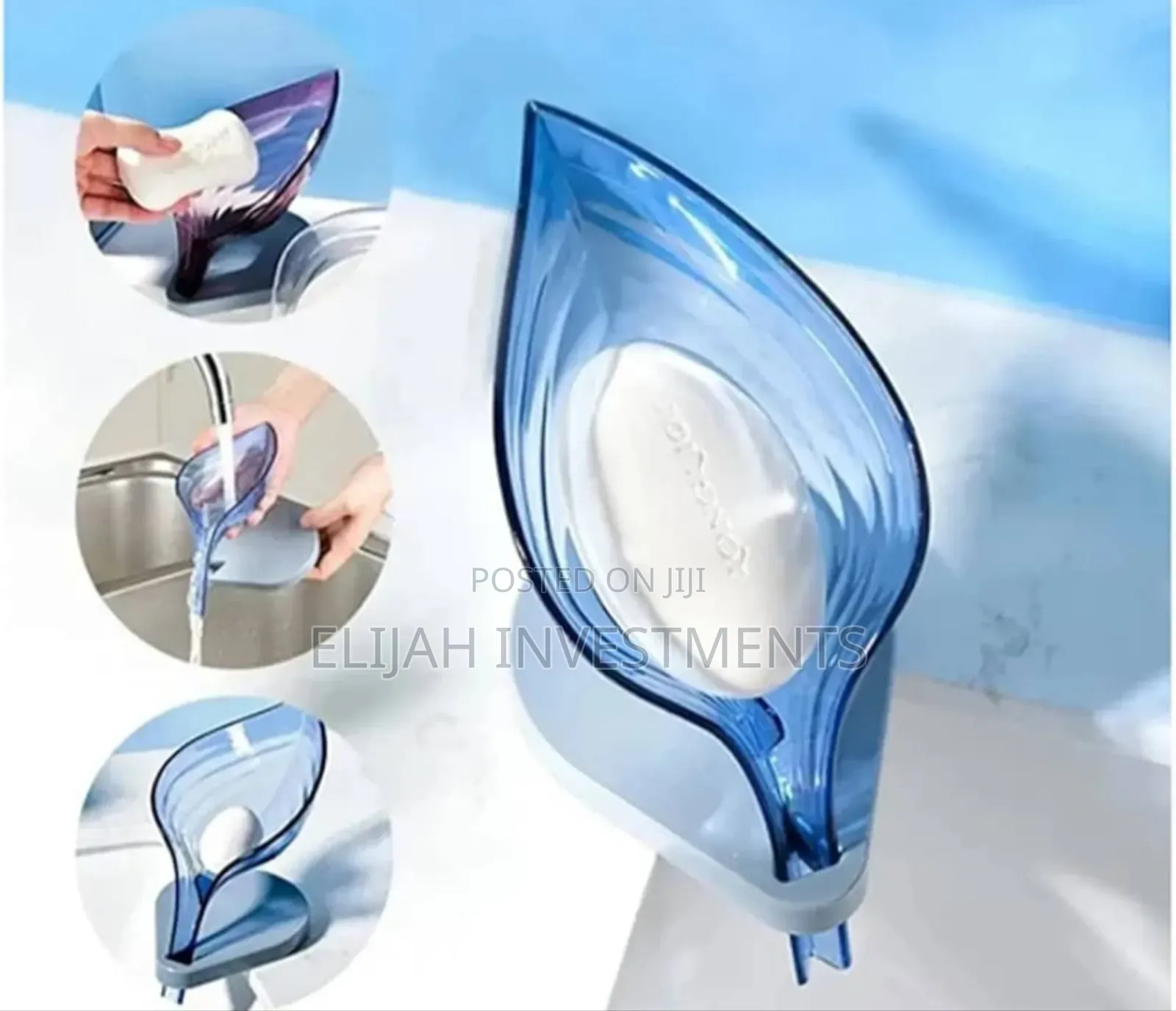 Sulfar Leaf Shape Soap Box Self Draining