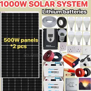 1000w Solar Energy System / Includes Lithium Ion Batteries