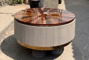 Natural Wood Centre Table Call Us On