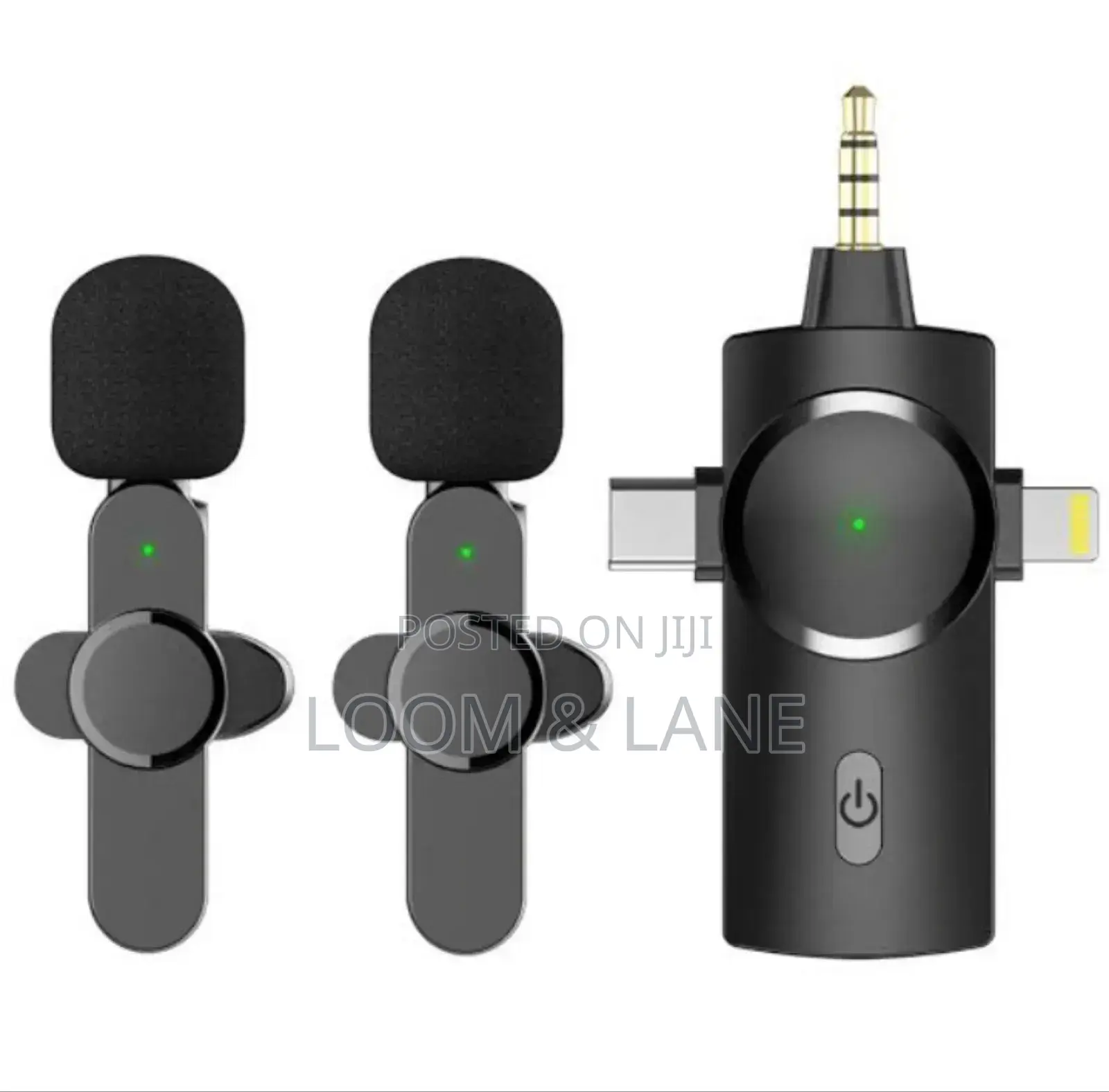 3 in 1 Noise Reduction Lavaliere Mini Wireless Microphone