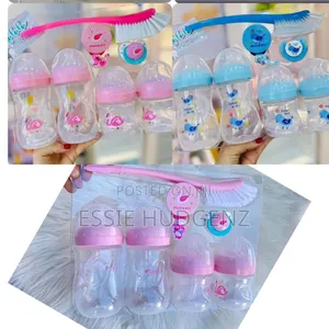 4pcs Baby Bottle With Brush