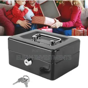 Portable Robust Metal Cash Box