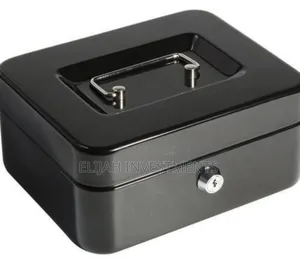 Cash Box With Coin Separator Tray-mult Colour