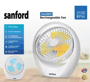 Sanford Mini Rechargeable Table Fan