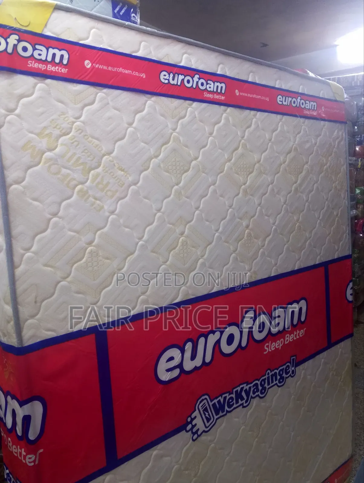 Eurofoam Premium High Density Smart. 6*6*10 Inches. ( White)